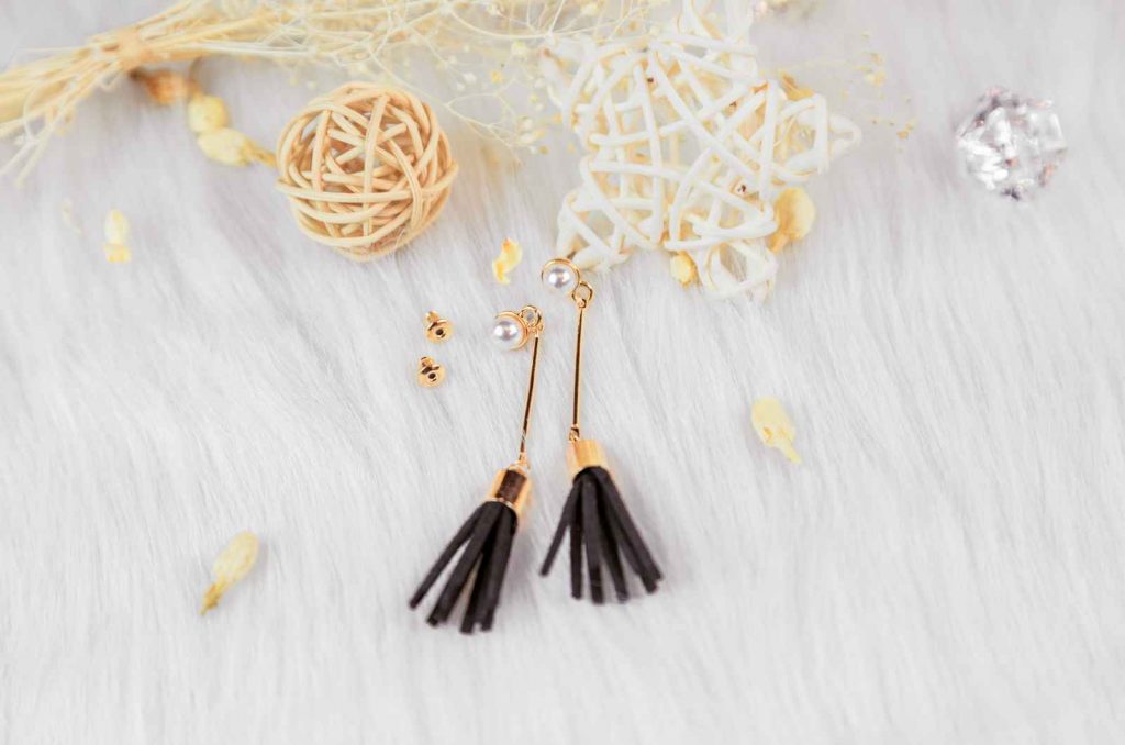 Gold Tassel Earrings
